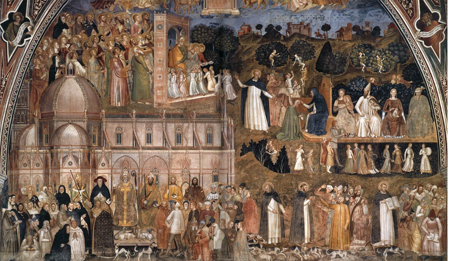 Andriejaus Florentiečio „Šv. Petras prie rojaus vartų“_pilnas