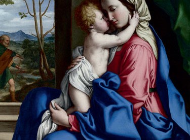 Sasoferato „Švč. Mergelė Marija su kūdikiu“