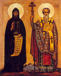 Šv. Kirilas ir Metodijus – slavų rašto ir bažnytinės kalbos kūrėjai