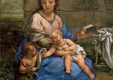 Marija su Kūdikėliu Jėzumi ir šv. Jonu Krikštytoju