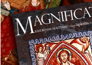 Kaip naudotis „Magnificat“. Rytmetinė  malda