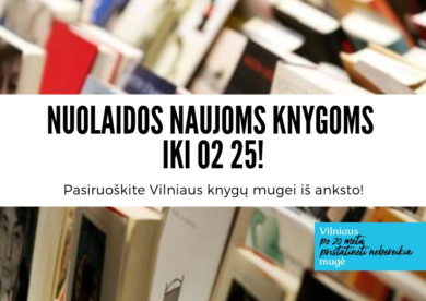 Nuolaidos naujoms knygoms!