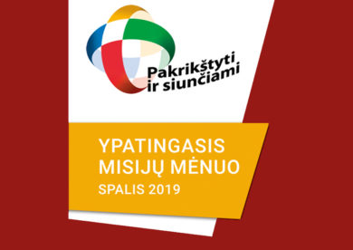 2019 SPALIS – YPATINGASIS MISIJŲ MĖNUO