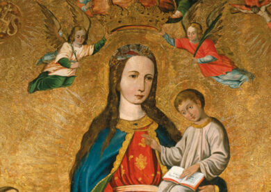 Švč. Mergelės Marijos paveikslas iš Vilniaus šv. arkangelo Mykolo bažnyčios